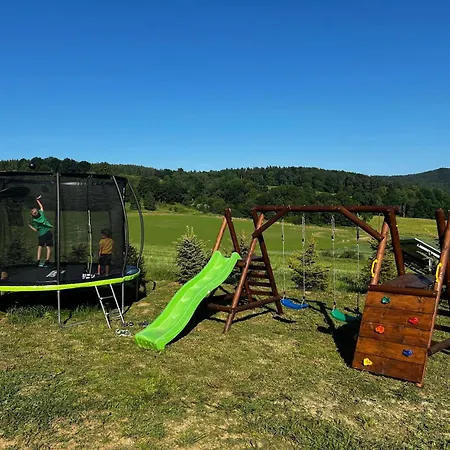 W Sercu Kotliny - Luksusowe 8 Osobowe Z Balia Opalana Drewnem I Widokiem Na Gory * Marcinow