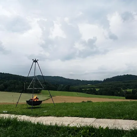 W Sercu Kotliny - Luksusowe 8 Osobowe Z Balia Opalana Drewnem I Widokiem Na Gory * Marcinow