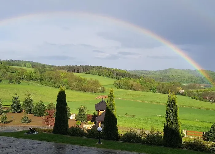 W Sercu Kotliny - Luksusowe 8 Osobowe Z Balia Opalana Drewnem I Widokiem Na Gory Villa Kłodzko