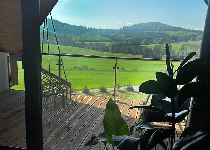 W Sercu Kotliny - Luksusowe 8 Osobowe Z Balia Opalana Drewnem I Widokiem Na Gory Villa Kłodzko